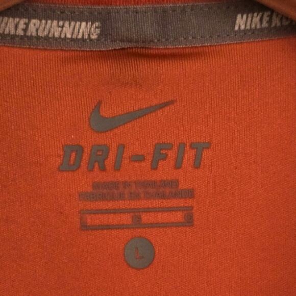Nike Dri-FIT Bright Orange Training Tee – EUC Size Large - Picture 2 of 4
